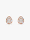 Rose Gold Dazzling Drop Earrings