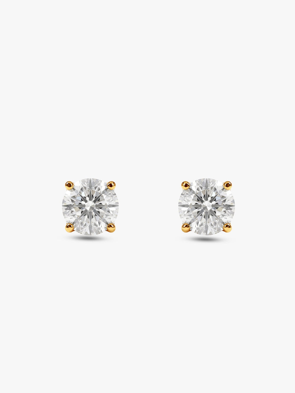 Golden Zircon Earrings