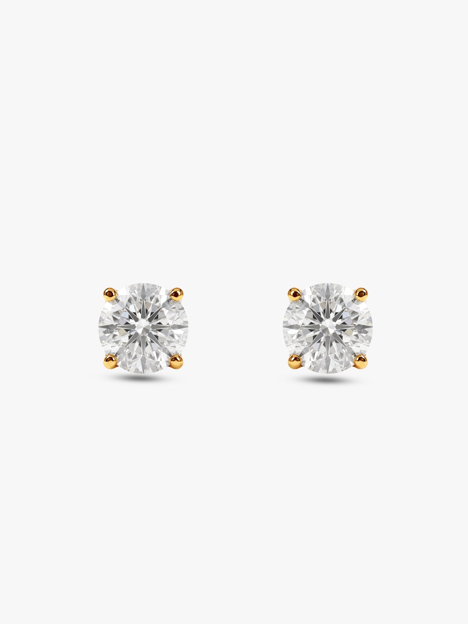 Golden Zircon Earrings