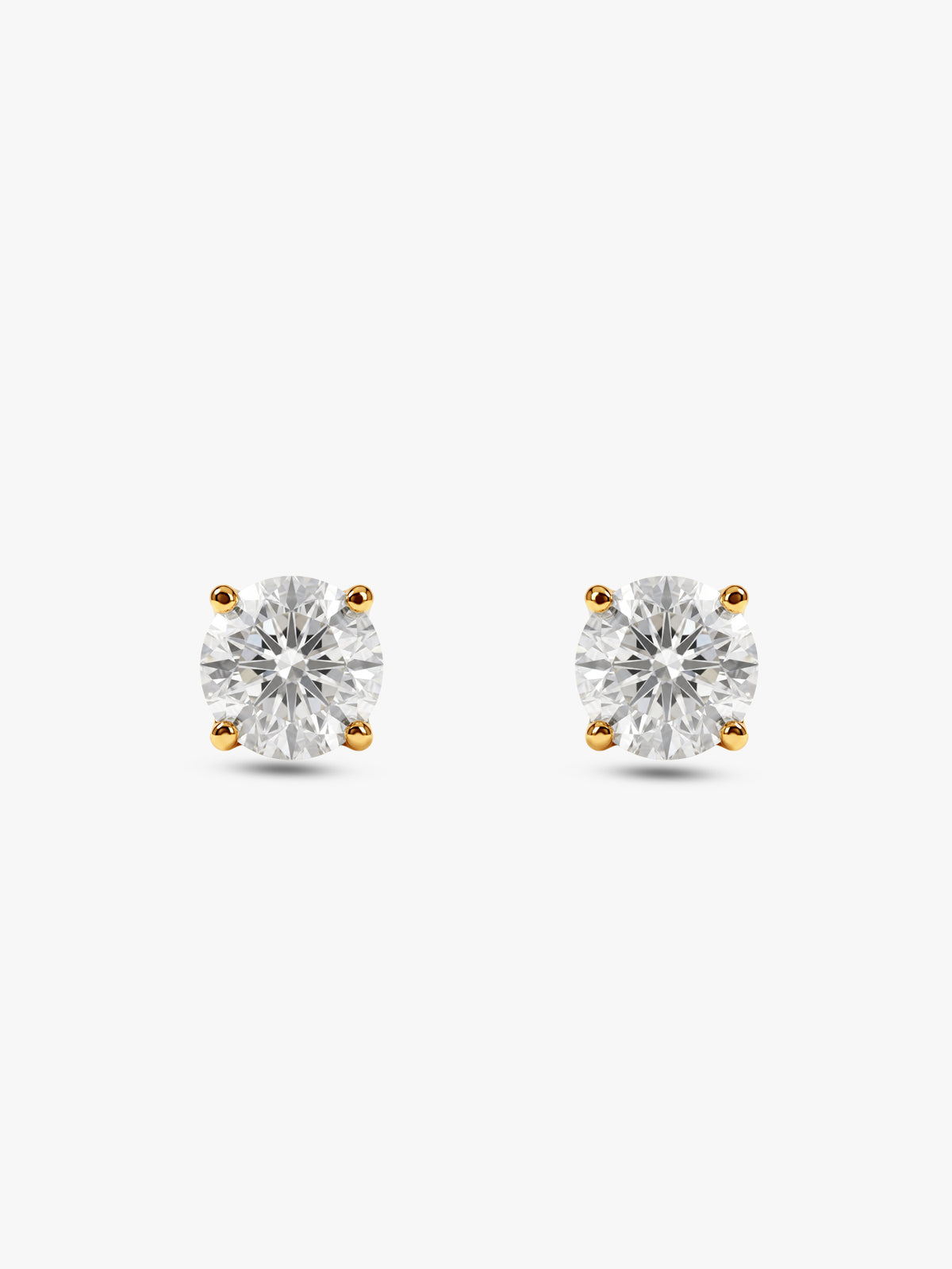 Golden Zircon Earrings