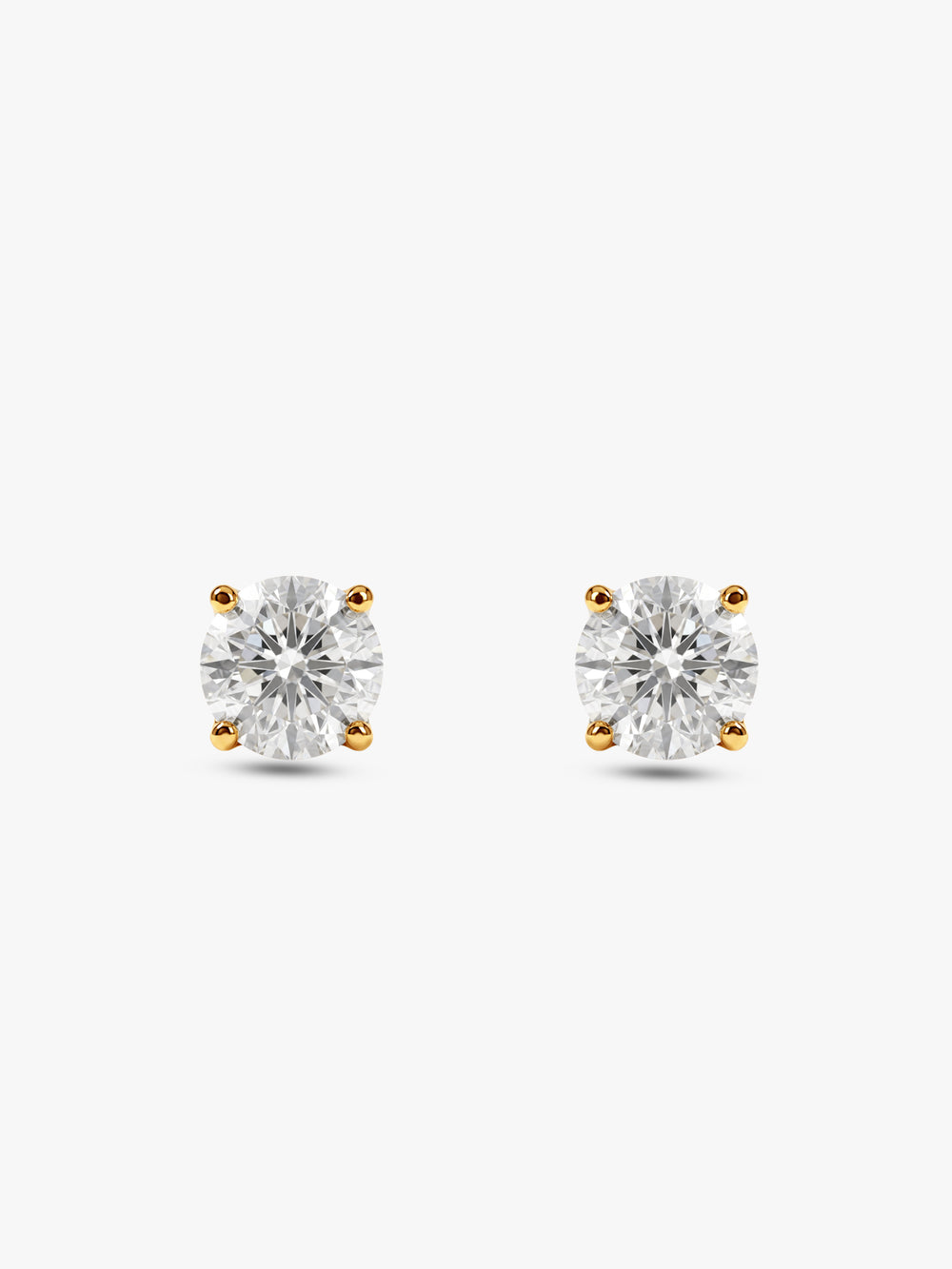 Golden Zircon Earrings