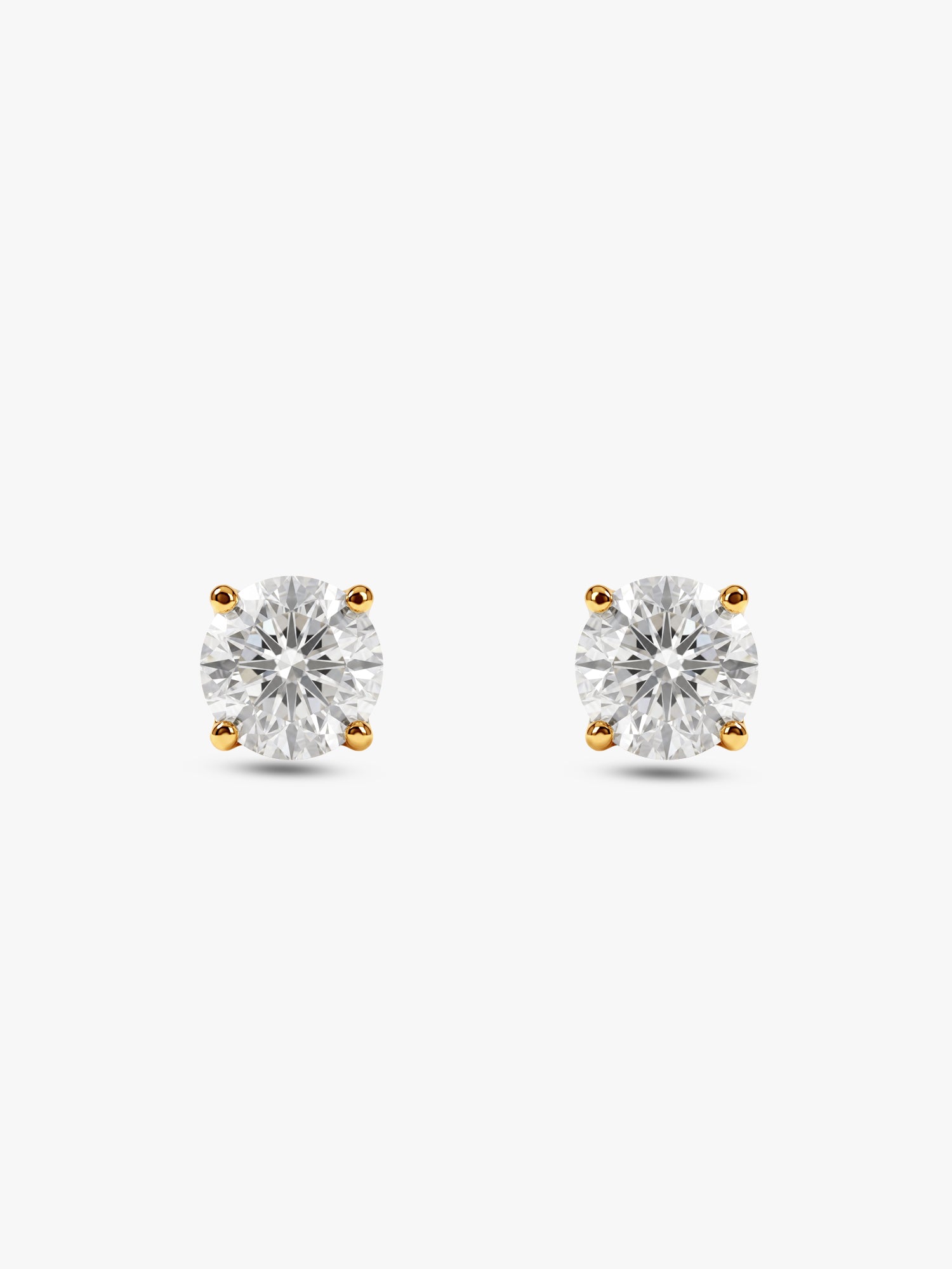 Golden Zircon Earrings