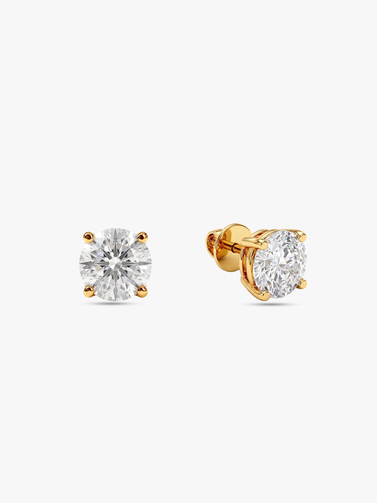 Golden Zircon Earrings