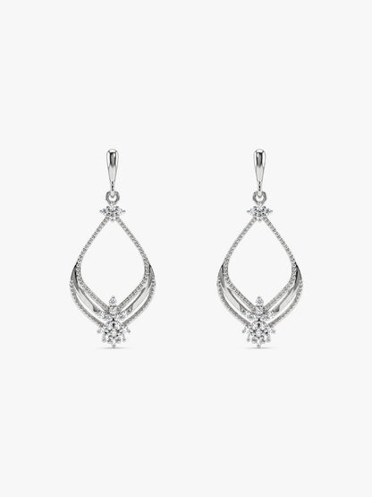 Silver Princess Earrings