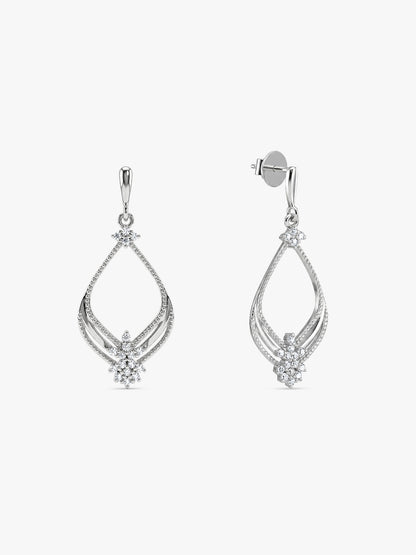 Silver Princess Earrings