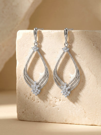 Silver Princess Earrings