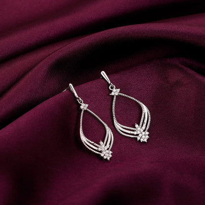 Silver Princess Earrings