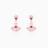 Rose Gold Crowning Eyebright Dangler Earrings