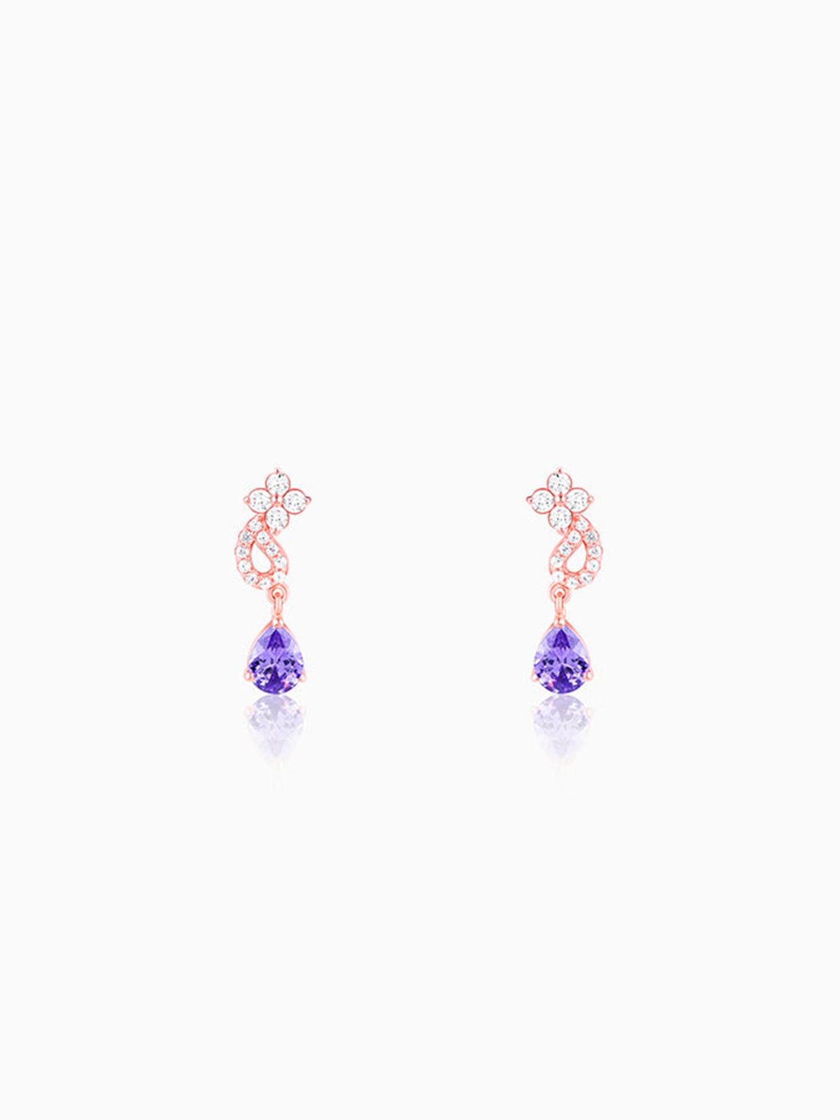Rose Gold Bridal Celebration Earrings
