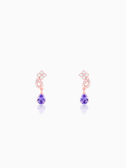 Rose Gold Bridal Celebration Earrings