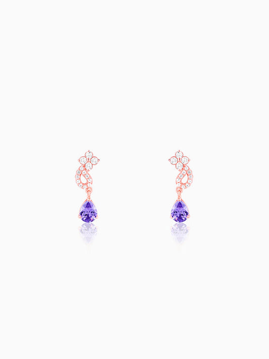 Rose Gold Bridal Celebration Earrings