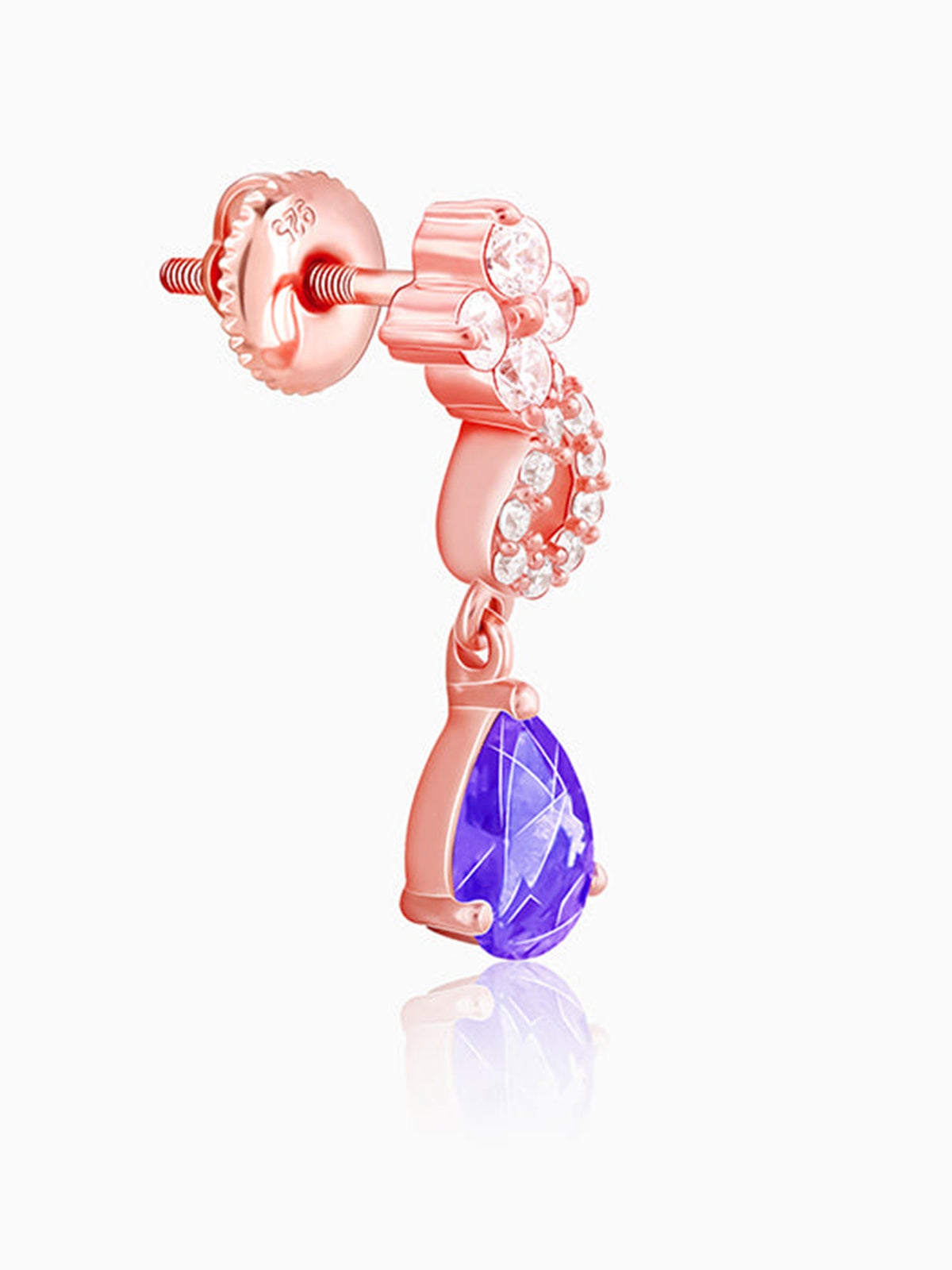 Rose Gold Bridal Celebration Earrings