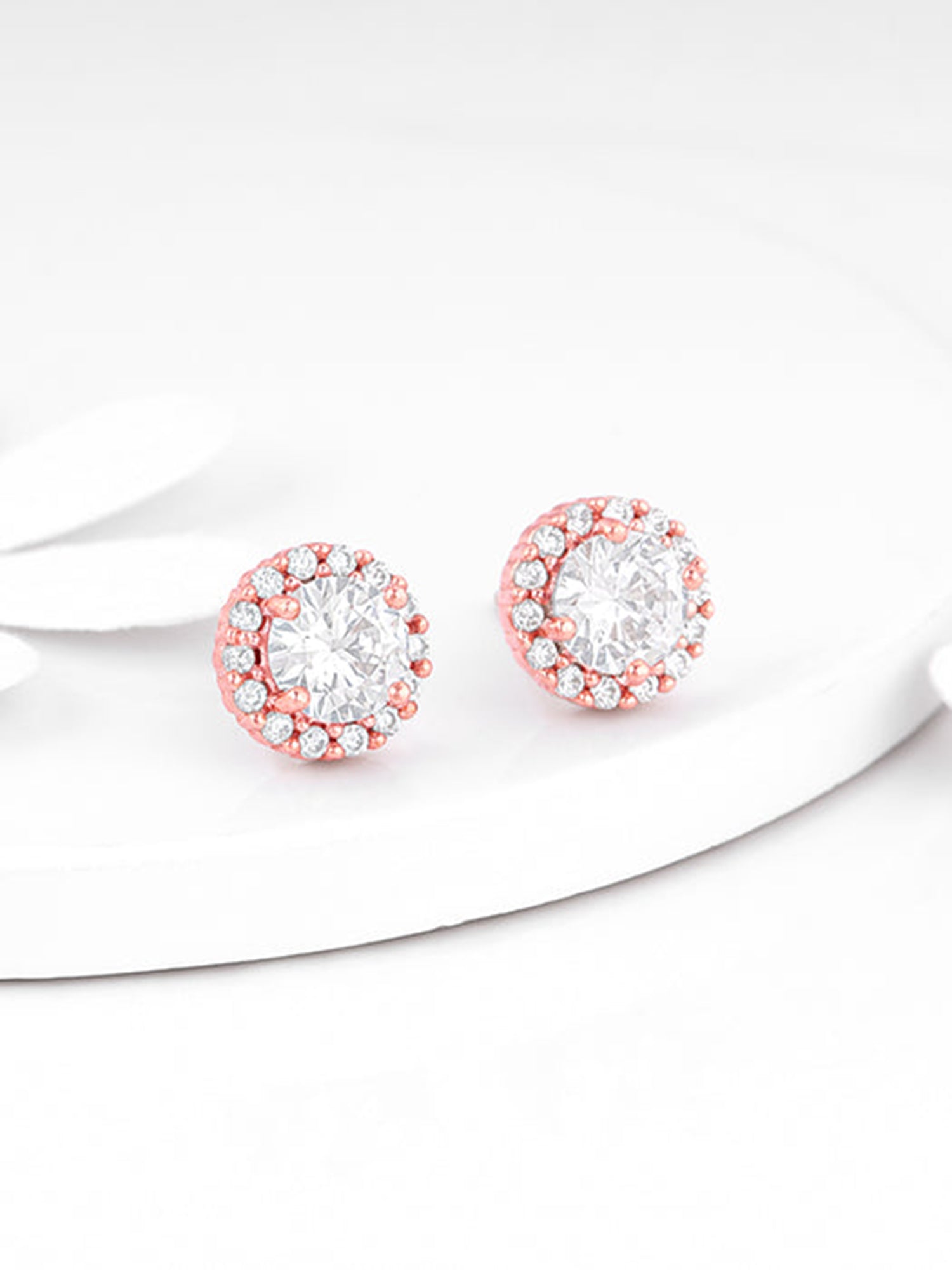 Rose Gold Eve Beauty Earrings