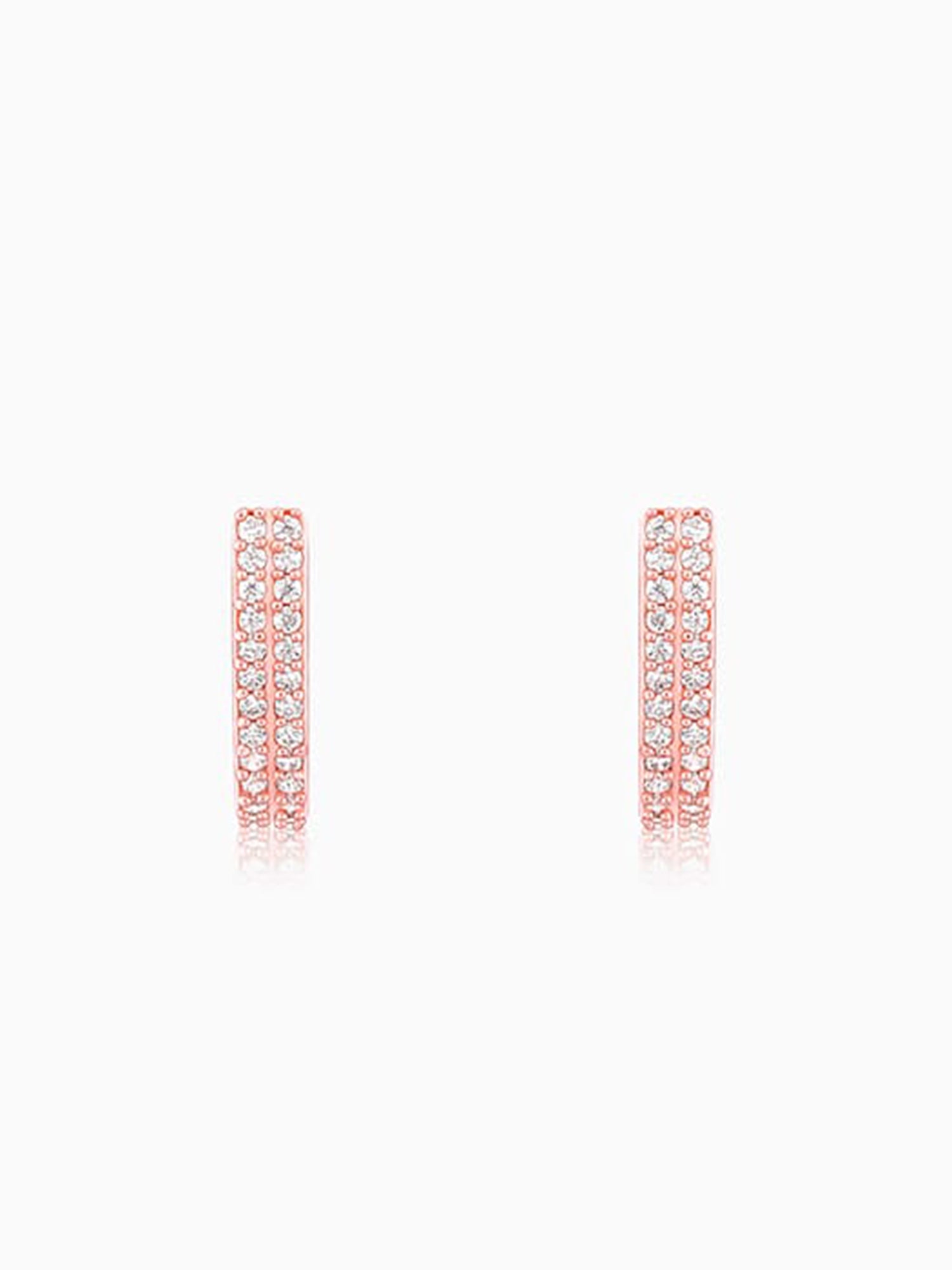 Rose Gold Slender Earrings