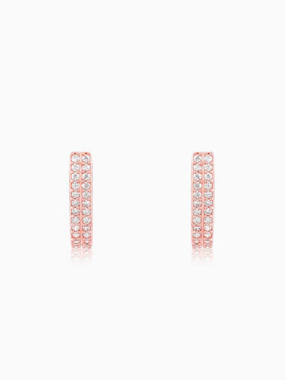 Rose Gold Slender Earrings