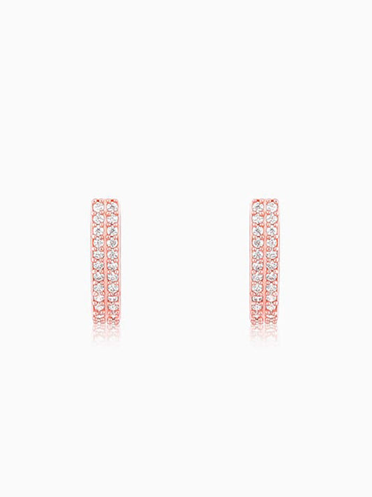 Rose Gold Slender Earrings
