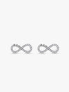 Silver Infinity Heart Ring