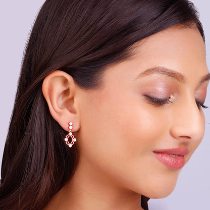 Rose Gold Supple Earrings