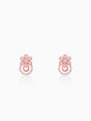 Rose Gold Floral Arch Earrings