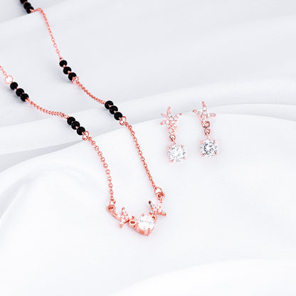 Rose Gold Dear Love Mangalsutra Set