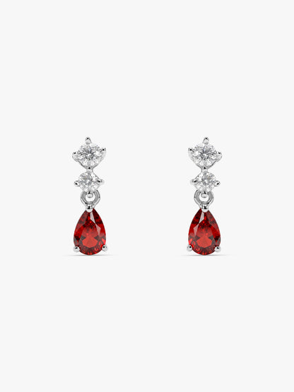 Silver We Fell in Love Earrings
