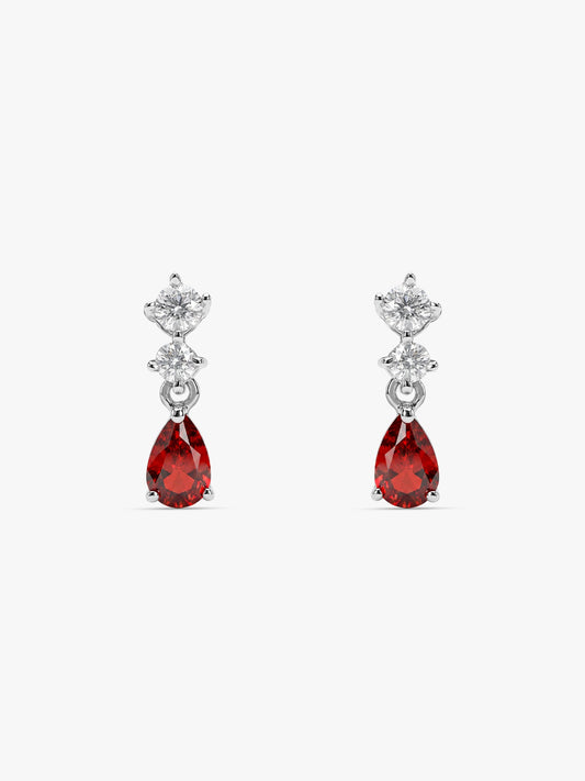 Silver We Fell in Love Earrings
