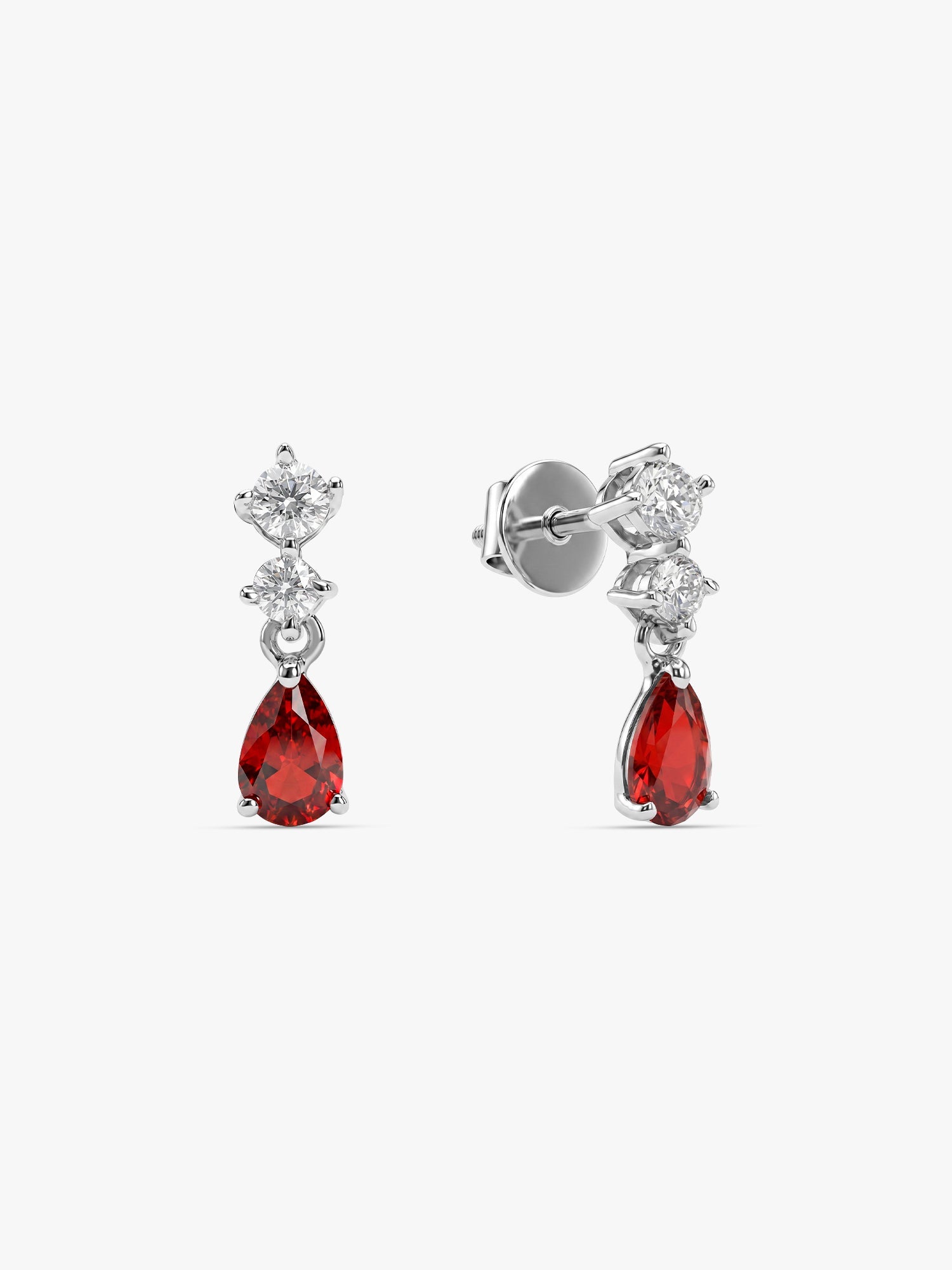 Silver We Fell in Love Earrings