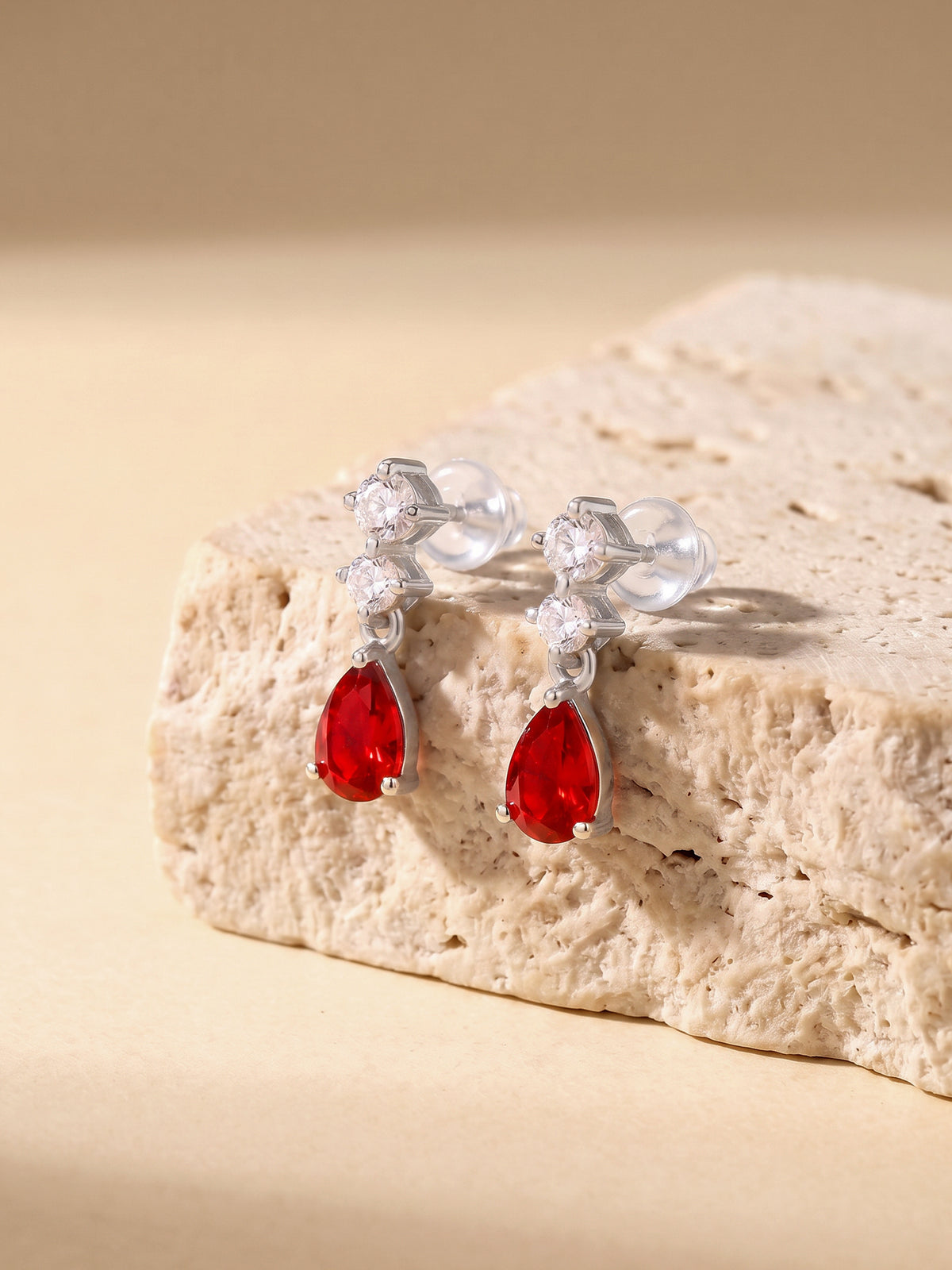 Silver We Fell in Love Earrings