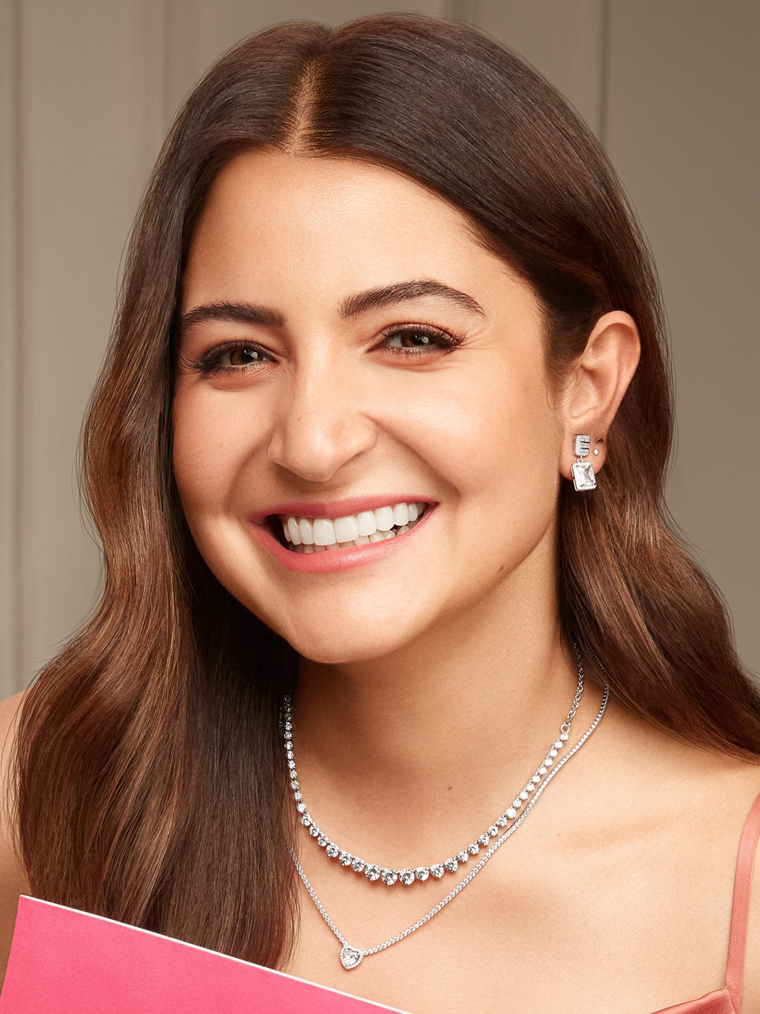 Silver Zircon Bold Baguette Earrings