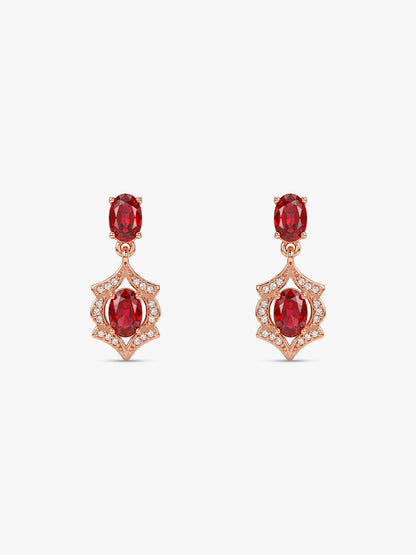 Rose Gold Pretty Woman Earrings