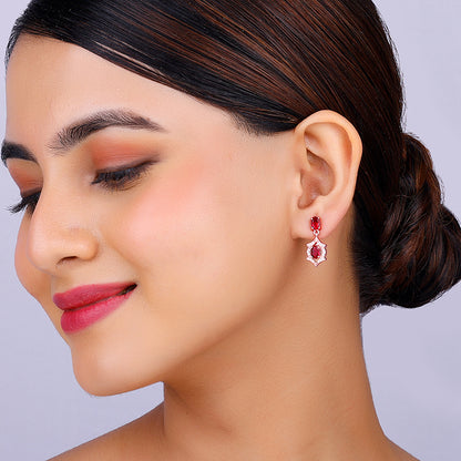 Rose Gold Pretty Woman Earrings