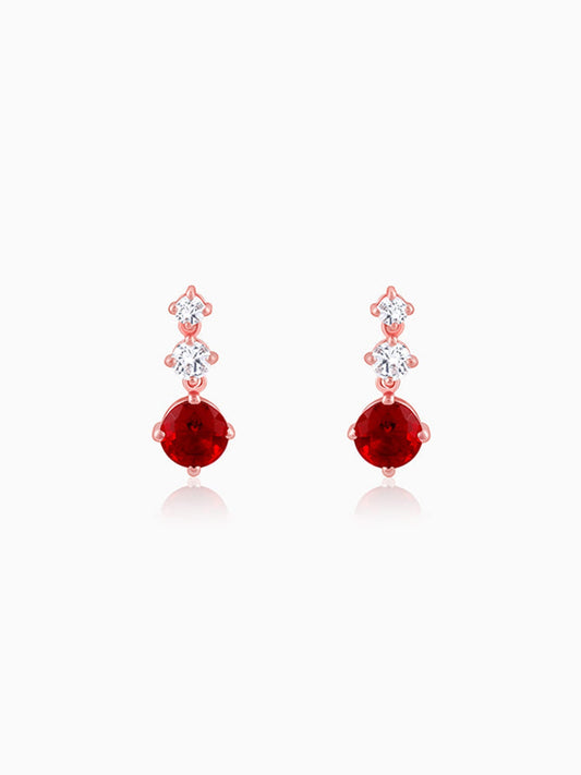 Rose Gold Lovely Earrings
