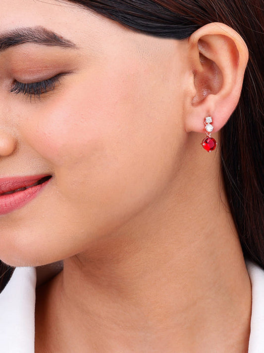 Rose Gold Lovely Earrings