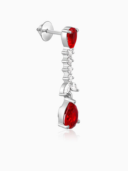 Silver Better Half Earrings