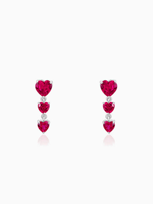 Silver Stay With Me Earrings