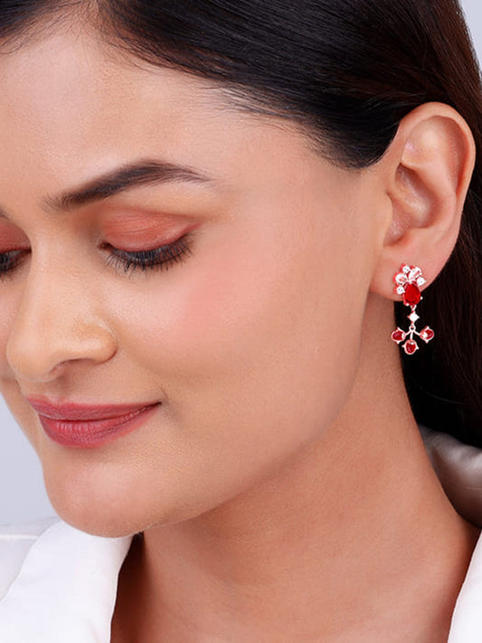 Rose Gold Glory of Love Earrings