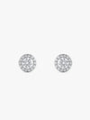 Silver Drizzle Drop Stud Earrings