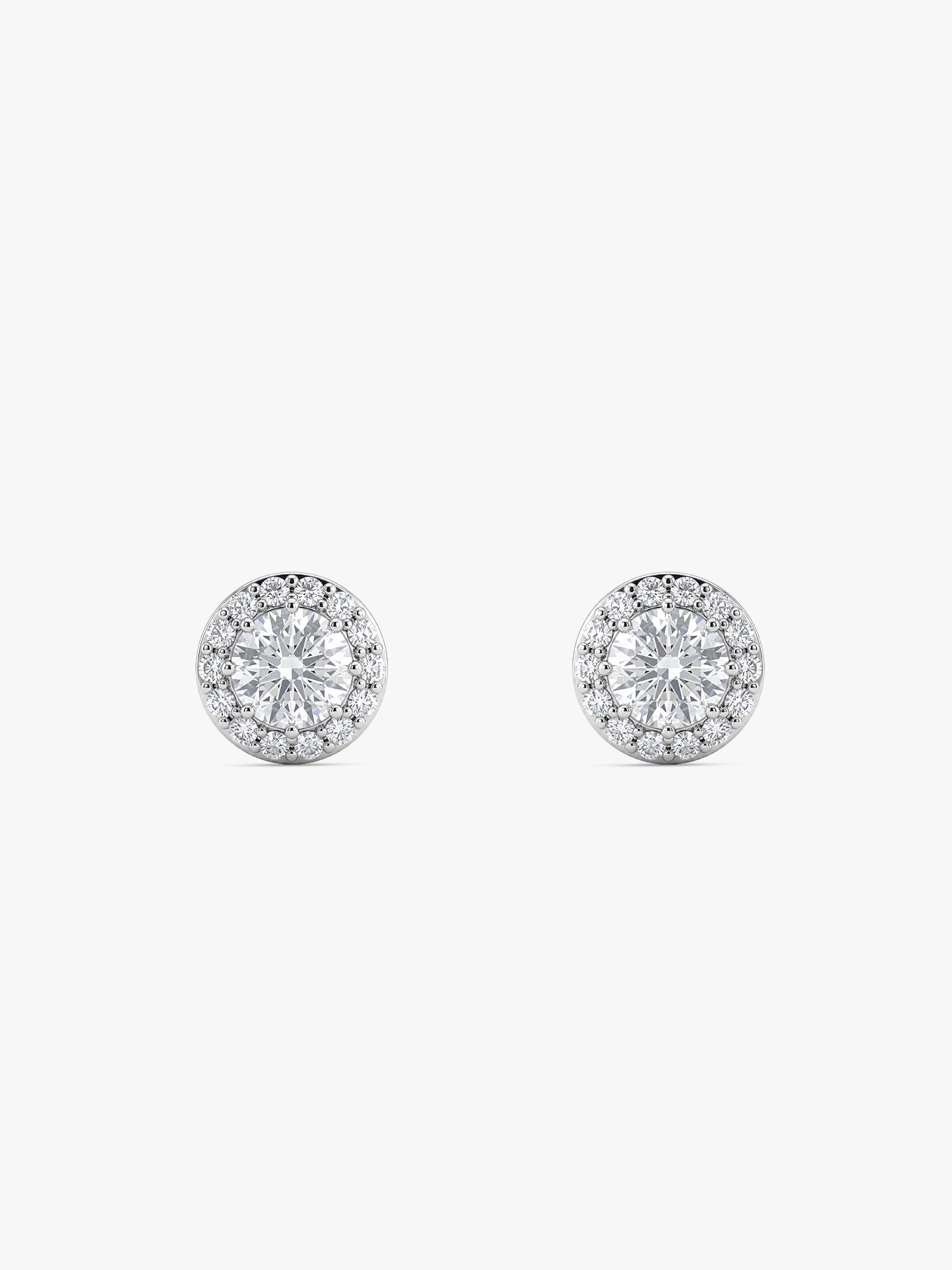 Silver Drizzle Drop Stud Earrings