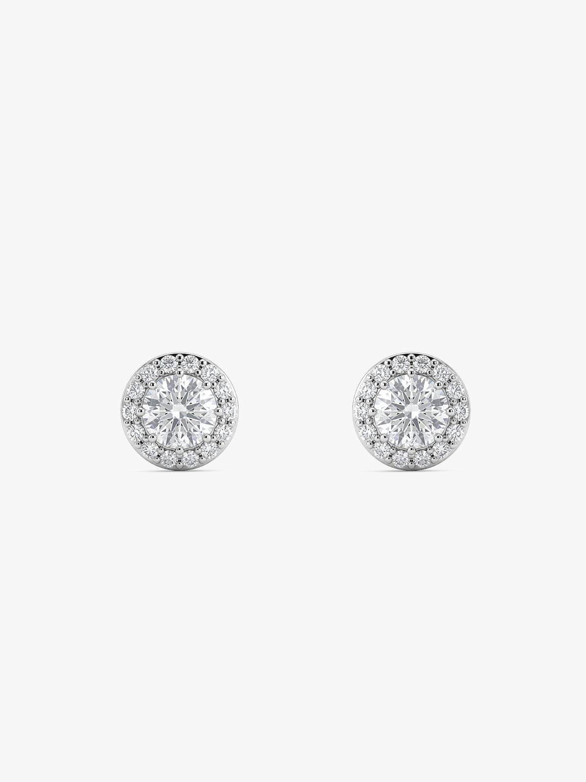 Silver Drizzle Drop Stud Earrings