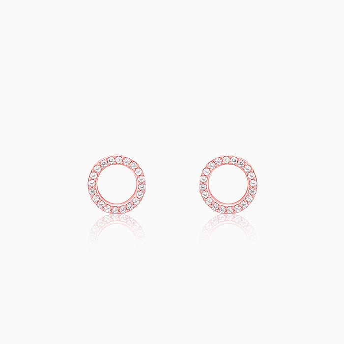 Rose Gold Connected for Life Earrings