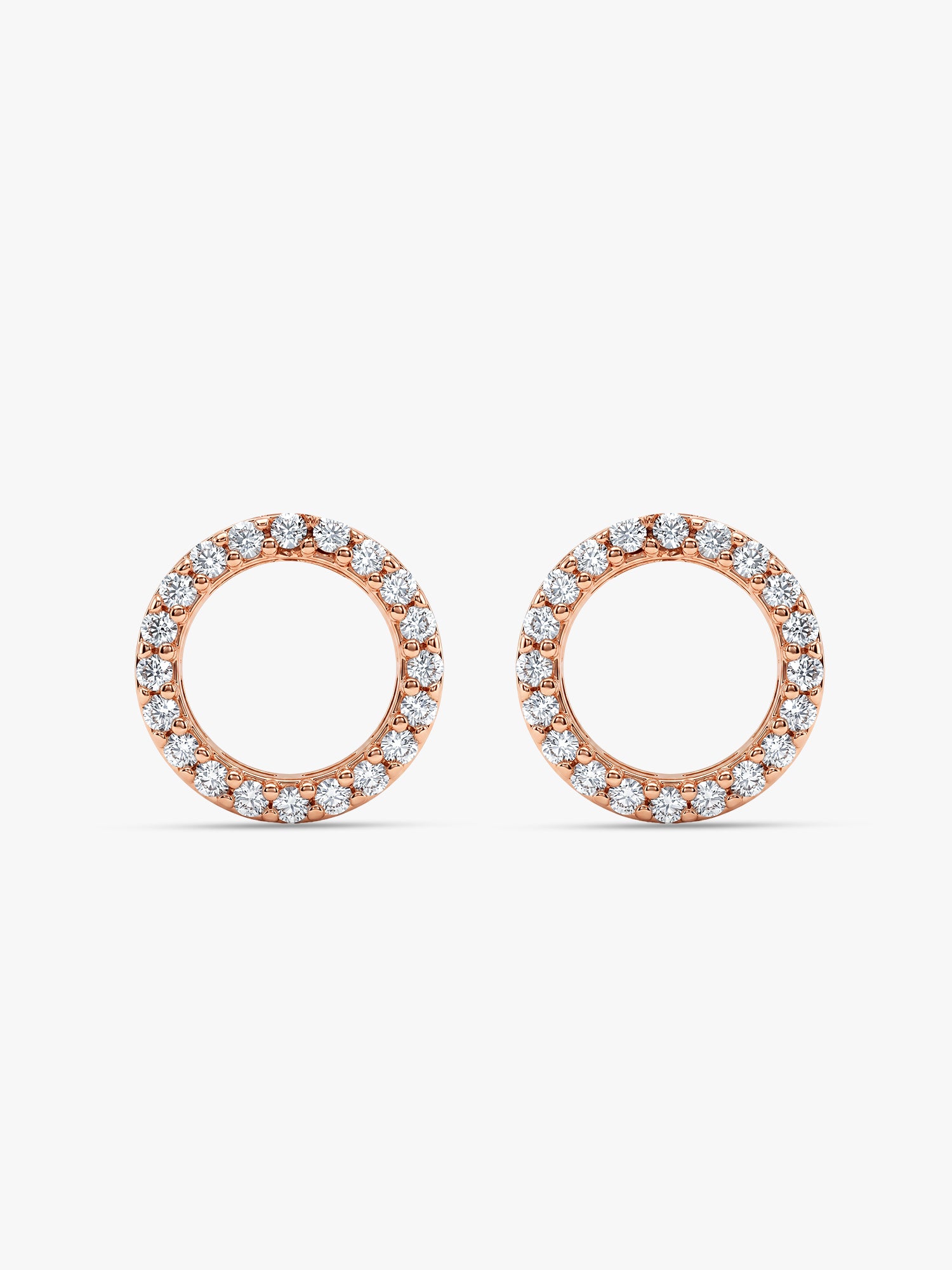 Rose Gold Connected for Life Earrings