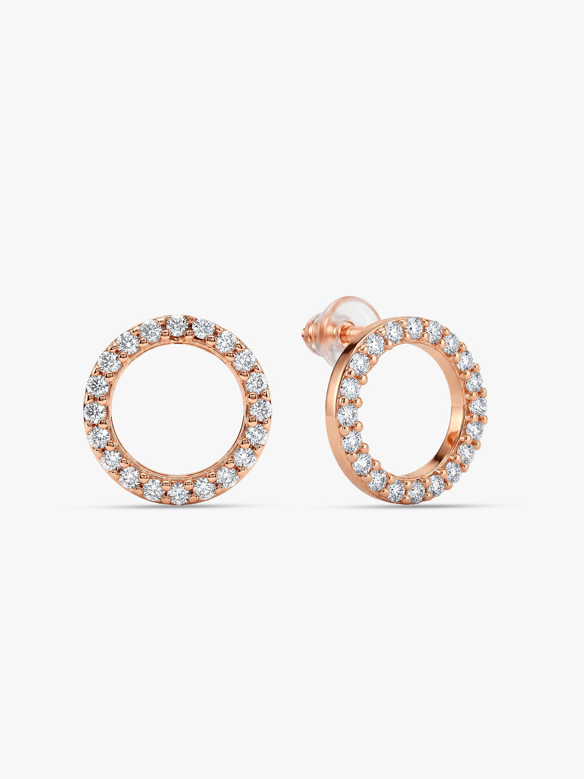 Rose Gold Connected for Life Earrings