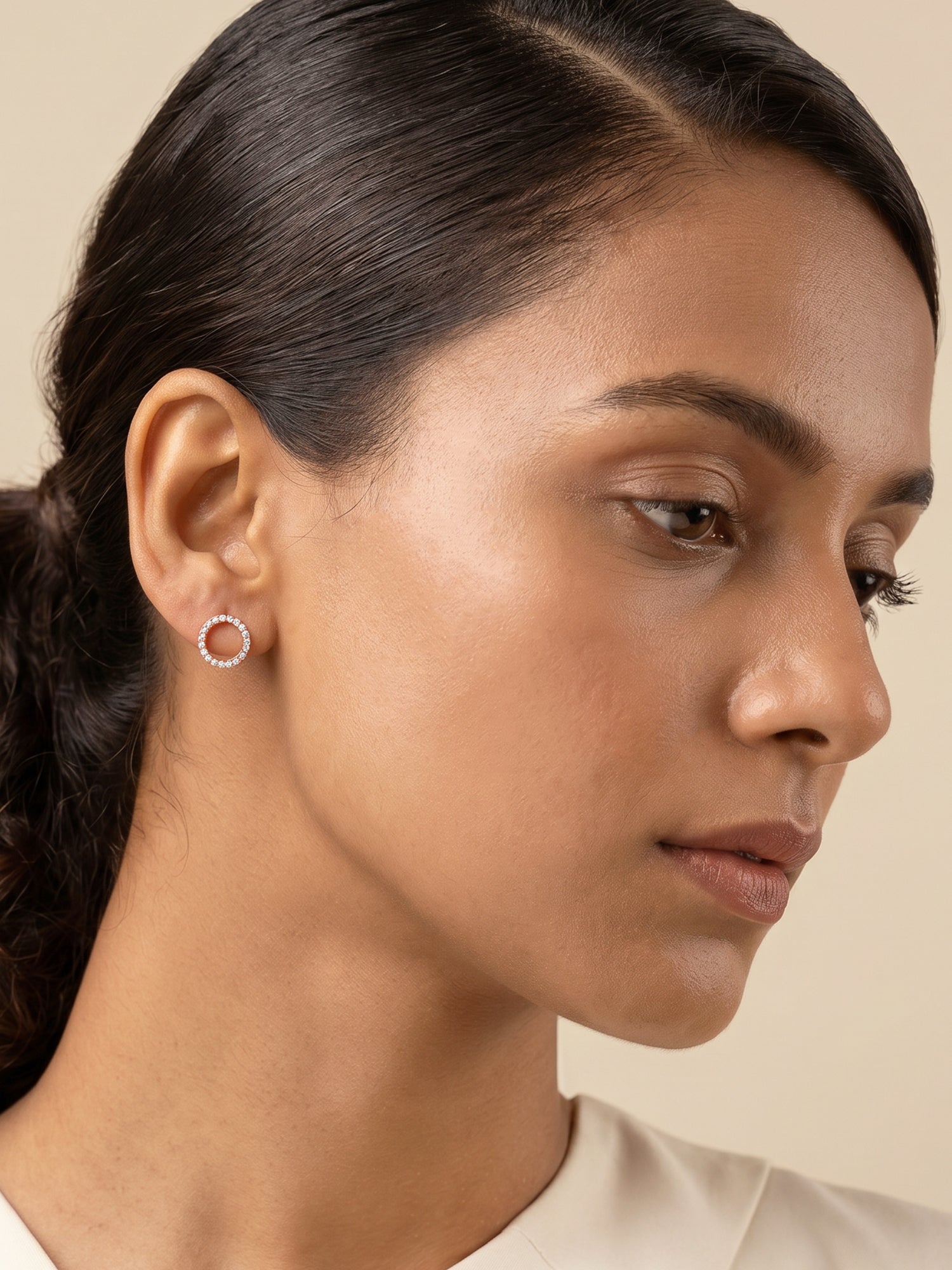 Rose Gold Connected for Life Earrings