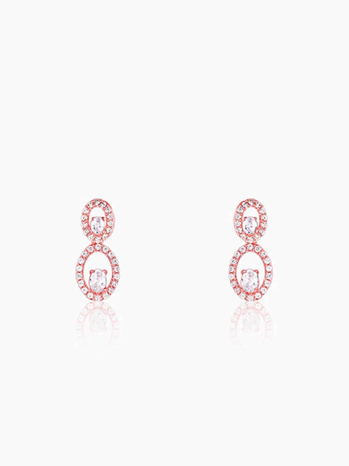 Rose Gold Eternal Love Earrings