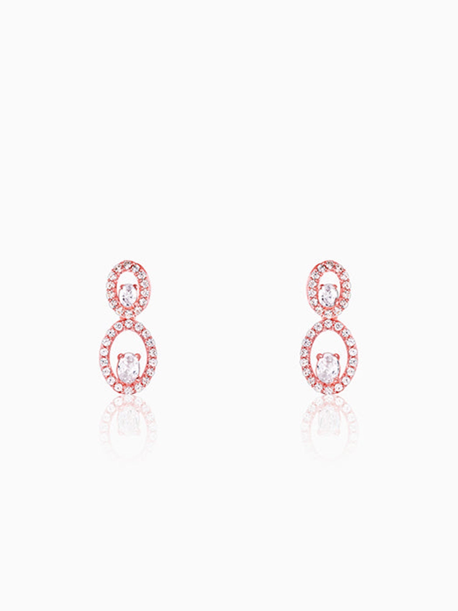 Rose Gold Eternal Love Earrings