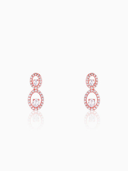 Rose Gold Eternal Love Earrings