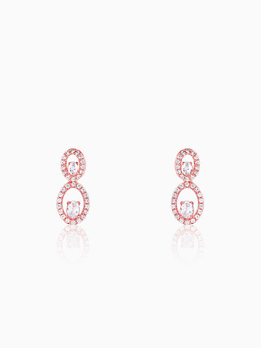 Rose Gold Eternal Love Earrings