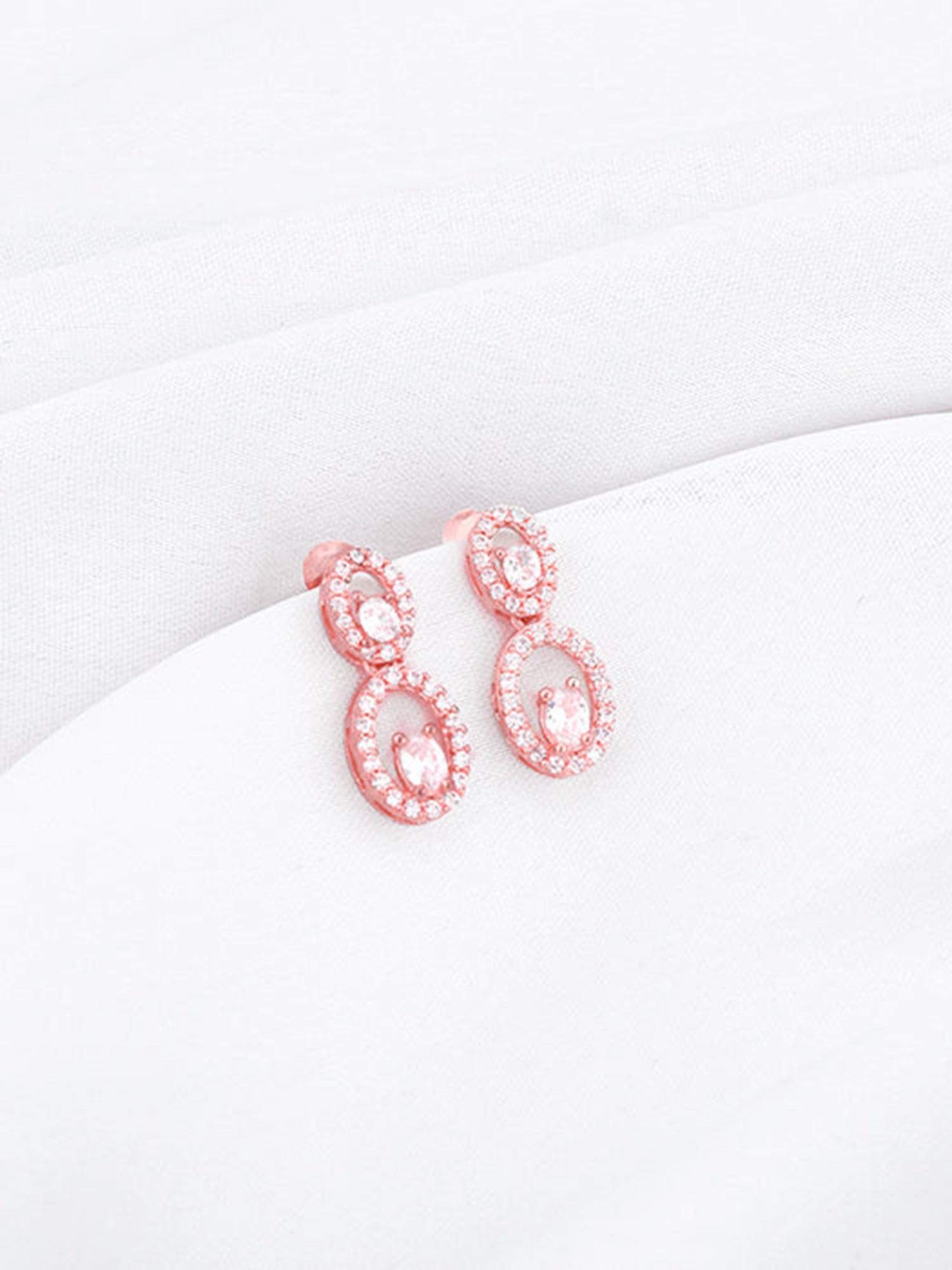 Rose Gold Eternal Love Earrings