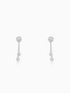 Silver Elegance On The Rise Earrings