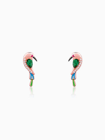 Rose Gold Bee Eater Earrings